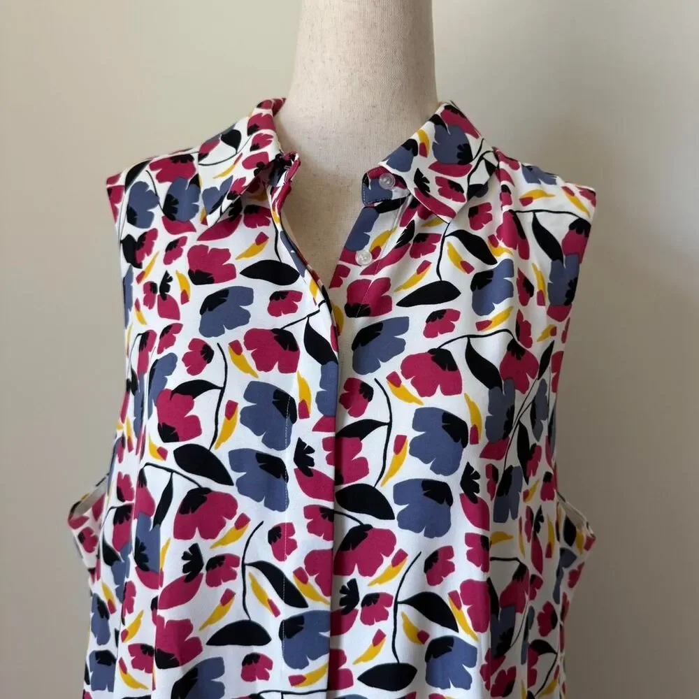 floral sleeveless dress from Anne Klein - Picture 3 of 6